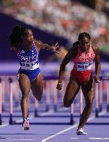 Paris 2024 - Athletics - Cyrena Samba-Mayela At Women 100m Hurdles