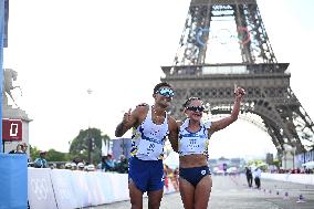 (PARIS2024) FRANCE-PARIS-OLY-ATHLETICS-MARATHON RACE WALK RELAY-MIXED