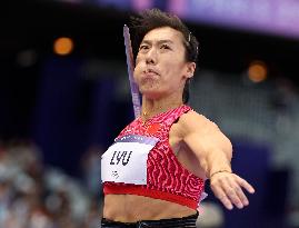 (PARIS2024) FRANCE-PARIS-OLY-ATHLETICS-JAVELIN THROW-WOMEN