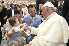 Pope Francis At Weekly General Audience - Vatican