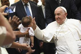 Pope Francis At Weekly General Audience - Vatican