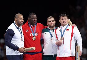 Paris 2024 - Wrestling - Mijain Lopez Wins His 5th Gold And Rises As A Legend