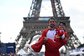 Paris 2024 - Spain Take Gold In Marathon Race Walk Mixed Relay