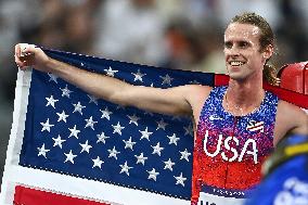 Paris 2024 - Men's 1500m - Cole Hocker wins Gold