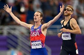 Paris 2024 - Men's 1500m - Cole Hocker wins Gold