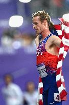 Paris 2024 - Men's 1500m - Cole Hocker wins Gold