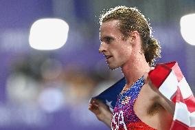 Paris 2024 - Men's 1500m - Cole Hocker wins Gold