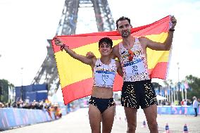 Paris 2024 - Spain Take Gold In Marathon Race Walk Mixed Relay