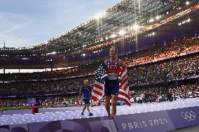 Paris 2024 - Men's 1500m - Cole Hocker wins Gold