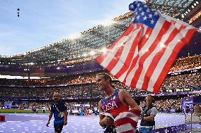 Paris 2024 - Men's 1500m - Cole Hocker wins Gold