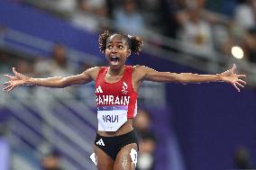 Paris 2024 - Bahrain’s Winfred Yavi Takes Gold And World Record In 3000m Steeple