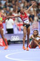 Paris 2024 - Bahrain’s Winfred Yavi Takes Gold And World Record In 3000m Steeple