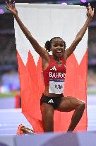 Paris 2024 - Bahrain’s Winfred Yavi Takes Gold And World Record In 3000m Steeple