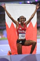 Paris 2024 - Bahrain’s Winfred Yavi Takes Gold And World Record In 3000m Steeple