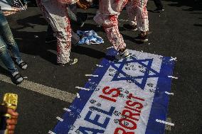 Pro Palestine Protest In Indonesia