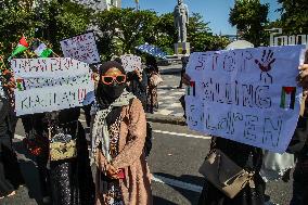 Pro Palestine Protest In Indonesia