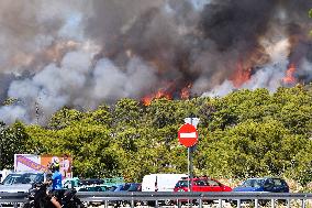 CROATIA-SIBENIK-WILDFIRE