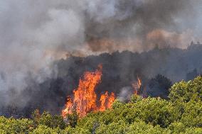 CROATIA-SIBENIK-WILDFIRE