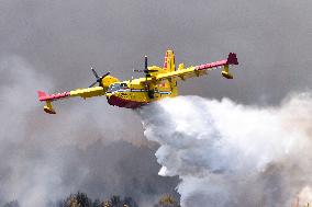 CROATIA-SIBENIK-WILDFIRE