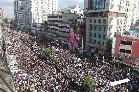 BNP Supporters During A Mass Party Rally - Dhaka