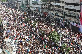 BNP Supporters During A Mass Party Rally - Dhaka