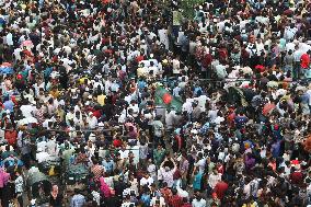 BNP Supporters During A Mass Party Rally - Dhaka