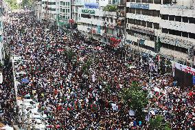 BNP Supporters During A Mass Party Rally - Dhaka