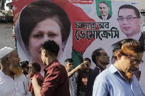 Demonstration Of Bangladesh Nationalist Party Supporters - Dhaka