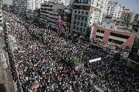 Demonstration Of Bangladesh Nationalist Party Supporters - Dhaka