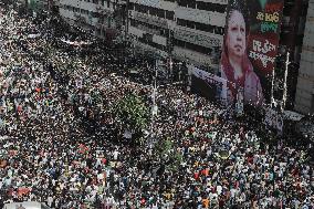 Demonstration Of Bangladesh Nationalist Party Supporters - Dhaka