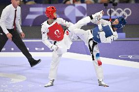 Paris 2024 - Taekwondo - Cyrian Ravet Competing