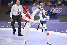 Paris 2024 - Taekwondo - Cyrian Ravet Competing