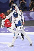 Paris 2024 - Taekwondo - Cyrian Ravet Competing