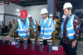 INDONESIA-CENTRAL JAVA-CHINESE-INVESTED-FACTORY-PRESIDENT-INAUGURATION