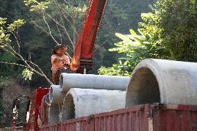 CHINA-HUNAN-HEAVY RAIN-RESTORATION (CN)