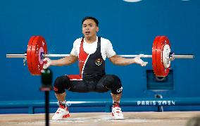 (PARIS2024)FRANCE-PARIS-OLY-WEIGHTLIFTING