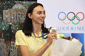 Return of Ukrainian high jumpers from Paris 2024 Olympics