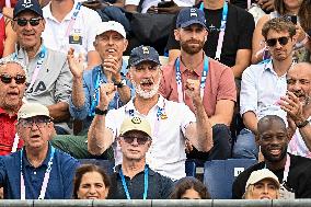 Paris 2024 - King Felipe At Beach Volleyball