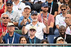 Paris 2024 - King Felipe At Beach Volleyball