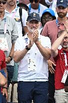 Paris 2024 - King Felipe At Beach Volleyball