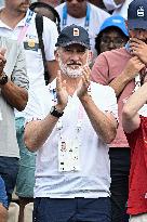 Paris 2024 - King Felipe At Beach Volleyball