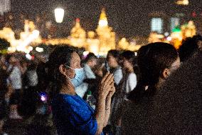 Lujiazui Lighting Amid Shanghai Summer Energy Strains