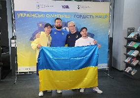 Ukrainian artistic gymnasts return from Paris 2024 Olympics