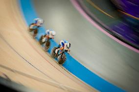 Paris 2024 - Track Cycling Illustrations