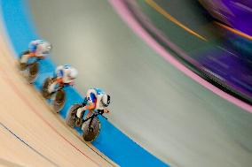 Paris 2024 - Track Cycling Illustrations