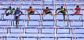 (PARIS2024) FRANCE-PARIS-OLY-ATHLETICS-110M HURDLES-MEN