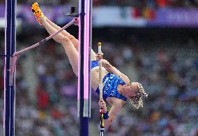 (PARIS2024) FRANCE-PARIS-OLY-ATHLETICS-POLE VAULT-WOMEN