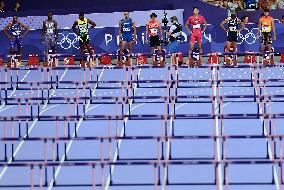 (PARIS2024) FRANCE-PARIS-OLY-ATHLETICS-110M HURDLES-MEN