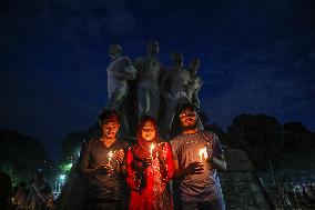 Candle Light Procession In Dhaka