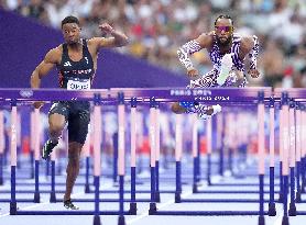 (PARIS2024) FRANCE-PARIS-OLY-ATHLETICS-110M HURDLES-MEN